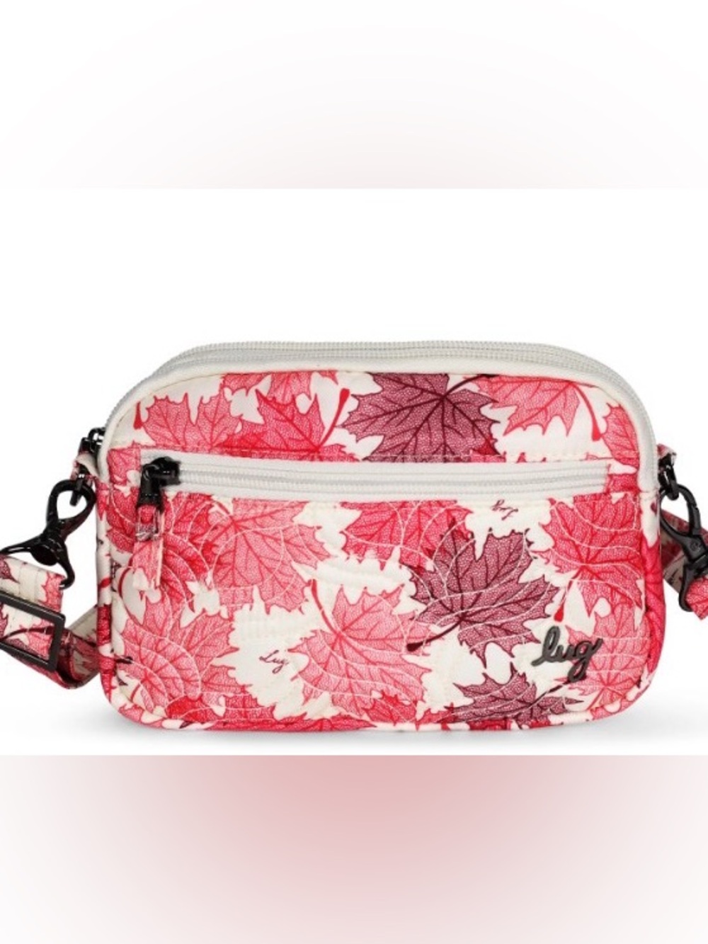 Lug Super Coupe Convertible Crossbody Bag Maples Cream Autumn Leaves Belt Bag